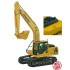  Miniature Pelle rétro Komatsu PC200 