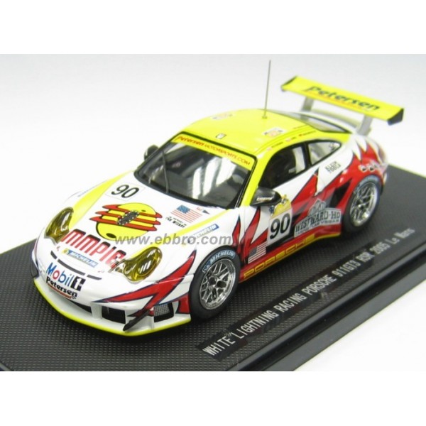 Porsche 911 GT3R RSR N°90 Le Mans 2005 – Minichamps 1/43 – Sans Boîte