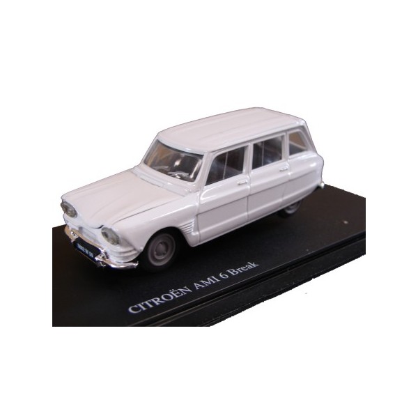 Miniature Automany 1/43 – Citroën AMI 6 Break Tôlé – Résine – Occasion Sans Boîte