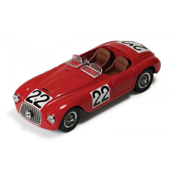 Ferrari 166 MM Spider #22 – Vainqueur Des 24h Du Mans 1949 – KK-Scale 1/18, Rouge