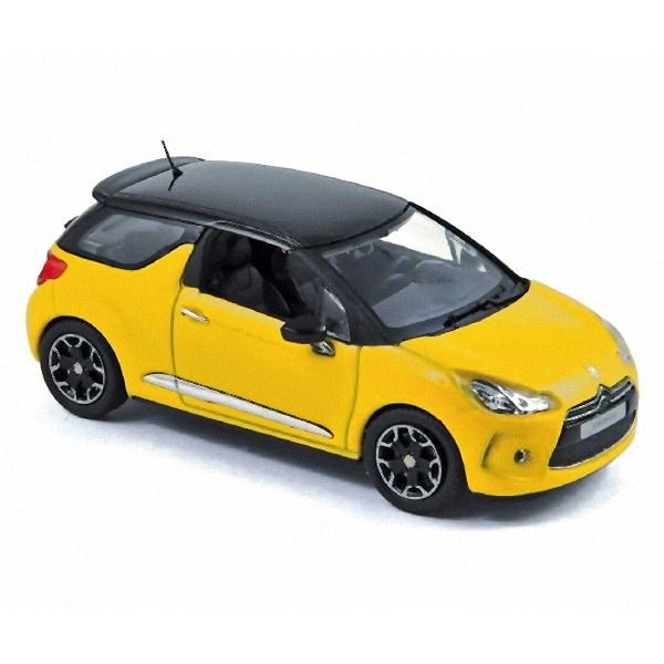 Norev 1/18 Citroën DS3 Jaune - Miniature D'occasion