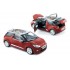 Miniature Citroen DS3 Rouge sanguin toit blanc 2010