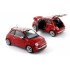 Miniature Fiat 500 Sport Rouge toit damier 2007