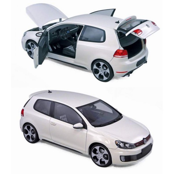 Miniature Volkswagen Golf GTi blanc Candy 2009 - francis miniatures