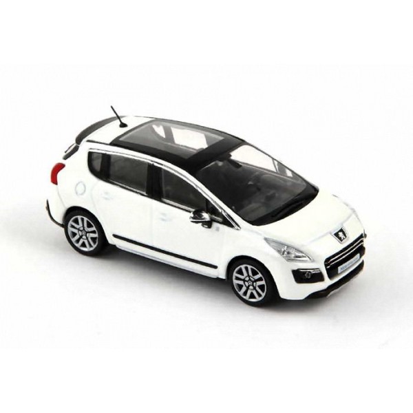 Miniature Peugeot 3008 Hybrid 4 blanc nacre 2011 - francis miniatures
