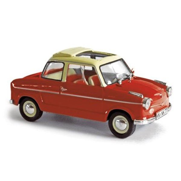 Solido 1/43 NSU Prinz IV - Rouge Foncé - Miniature Ancienne En Boîte