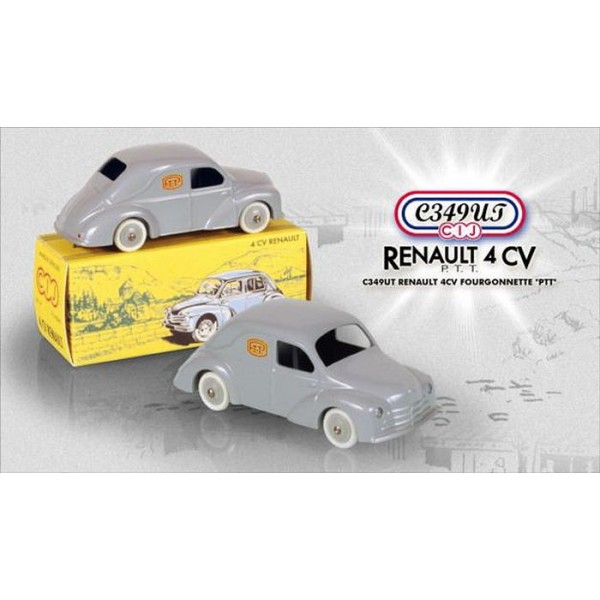 Norev CIJ 1/43 - Renault 4CV PTT - Miniature état Neuf Avec Boîte