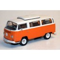 Miniature Volkswagen T2a Camping car Orange/Crème