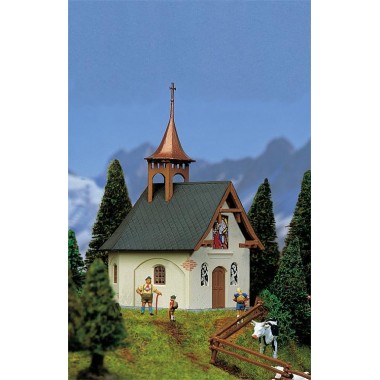 Maquette Chapelle de montagne, Epoque 1 Maquette Chapelle de montagne, Epoque 1