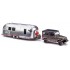 Miniature Toyota Land Cruiser et remorque "Hospital", aspect sali