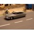  Miniature Citroen DS19 grise toit blanc 1955 