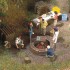  Feu de camp ou barbecue, lumineux 