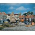  Maquette Maison en démolition avec excavateur , Epoque 2  
