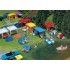  Maquette Jeu de tentes de camping, Epoque 4 