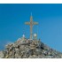  Croix de sommet avec pic de montagne, Epoque 1 