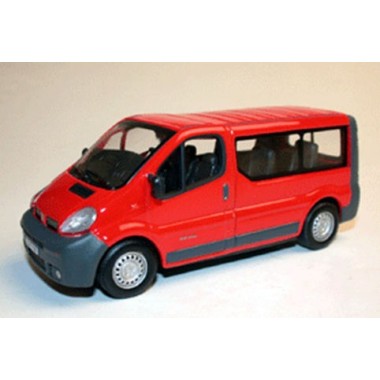 Miniature Renault Trafic minibus rouge Miniature Renault Trafic minibus rouge