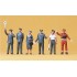  Figurines Personnel de gare allemand 