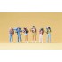  Figurines Jeunes voyageurs 