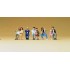  Figurines Passagers assis pour bus, train ou bancs 