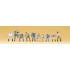  Figurines Passagers pour bus ou train 