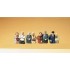  Figurines Passagers assis pour bus ou train 