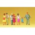  Figurines Couples de promeneurs 