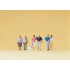  Figurines Couples et chien 