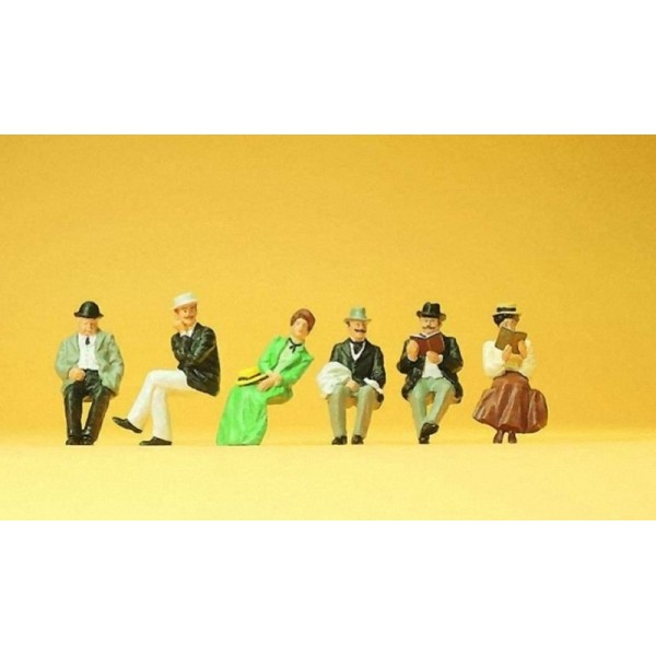 Lot De 60 Figurines Assises échelle HO (1:87) - Personnages Miniatures Pour Maquettes Trains, Dioramas - Environ 17 Mm