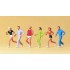  Figurines Jogging 
