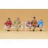  Figurines Personnes assises 