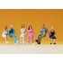  Figurines Couples assis 