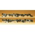  Figurines Vaches blanches et noires 