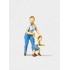  Figurines Maman et enfant 