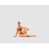  Figurine Femme assise en maillot de bain 