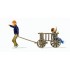  Figurine Enfant dans une charrette 