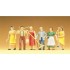  Figurines Paysans aux champs 