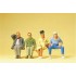  Figurines Personnes assises 