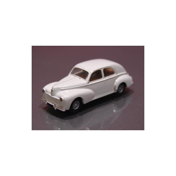Miniature Norev 1/43 – Peugeot 203 N°14 Gris Bleu – Vintage – Occasion