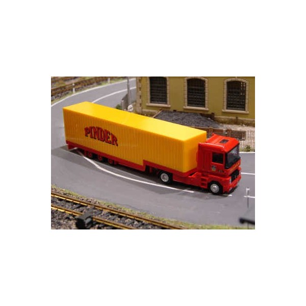 Camion Cirque Pinder Renault R310 Avec Remorque Habitation EDL – SAI 3873 (occasion, Comme Neuf)