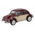  Miniature Volkswagen Coccinelle Bordeaux/Beige 