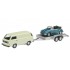  Miniature Volkswagen T3 + remorque + Coccinelle cabriolet   