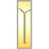  Lampadaire fouet double lumiere jaune 