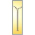  Lampadaire fouet double lumiere blanche, en kit 