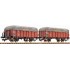  Wagons tombereaux DB, set de 2, Epoque 3 