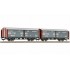  Coffret de 2 wagons à parois coulissantes type Hbis299, DB AG, Epoque 6 