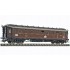  Voiture de train rapide, 3ème classe, type C 4ü Pr08, K.P.E.V., Epoque 1 