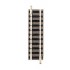  Rail droit N ballasté Fleischmann longueur 55.5 mm 