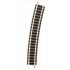  Rail courbe N ballasté Fleischmann rayon R3 396.4 mm 15° 