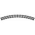  Rail courbe HO Hornby Rayon R2 438 mm 45° 