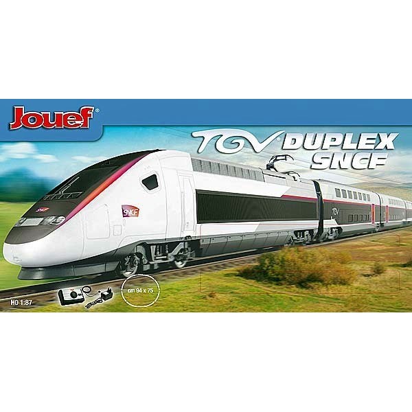 Coffret de train electrique TGV Duplex, livree 2012-2013 - francis  miniatures